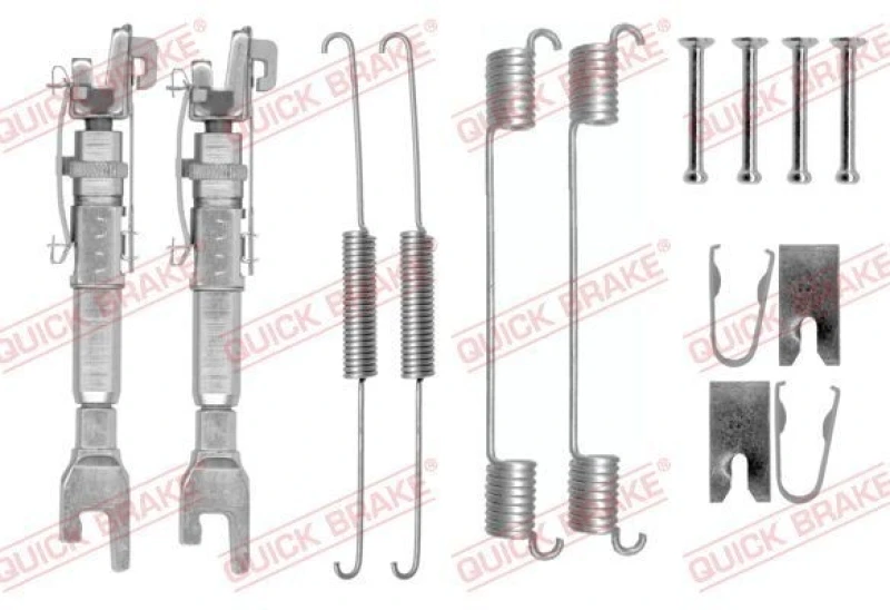 Image of QUICK BRAKE Brake shoe fitting kit QUICK BRAKE 105-0781S