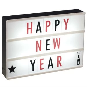 Image of Gingersnap A5 Light Box with Black and Red Letters