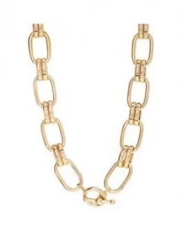 image of Mood Gold Plated Chain Link Necklace