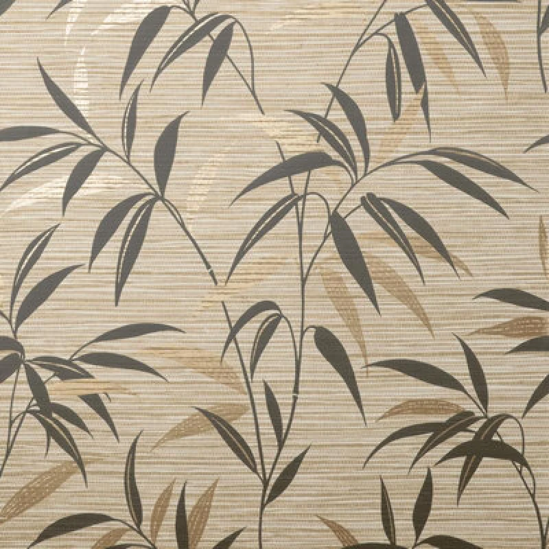 Image of Crown M1772 Fusion Leaf Wallpaper, Natural