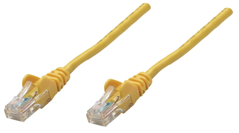 Image of Intellinet Network Patch Cable. Cat6. 0.25m. Yellow. Copper. S/FTP. LS