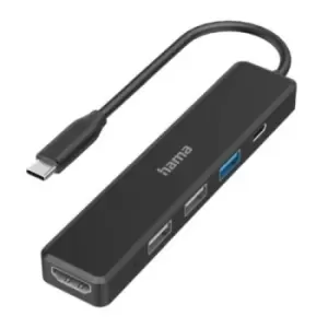 Image of Hama 00200117 interface hub USB 2.0 480 Mbps Black