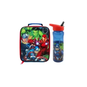 image of Marvel Avengers Classic Lunch Bag and Sports Bottle