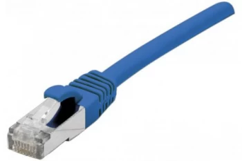 Patch Cord RJ45 CAT.6a F/UTP LSZH Snagless Blue - 10 M Full Copper