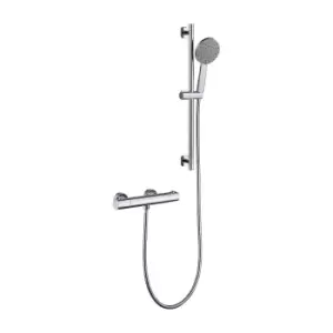 Hartham Thermostatic Valve, Handshower, Riser Rail and Hose Chrome