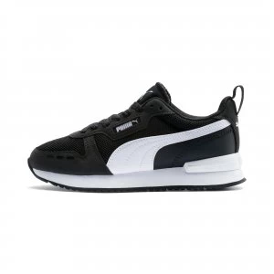 PUMA R78 Youth Trainers, Black/White, size 5.5, Shoes