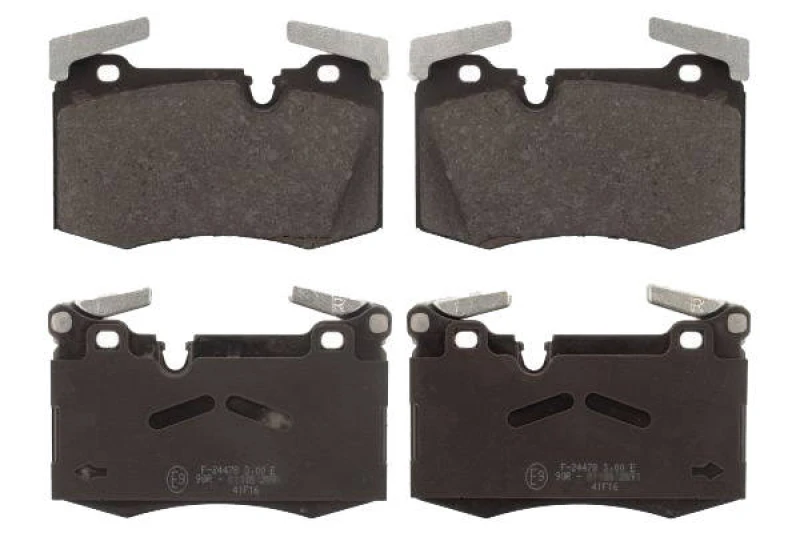 Image of SWAG 11 11 6145 Brake pad set Front Axle, prepared for wear warning indicator Brake Pad Set,disc brake (402)