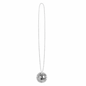 Image of Disco Ball Necklace Fancy Dress Accessory