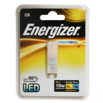 Image of Energizer High Tech LED G9 Warm White 180lm