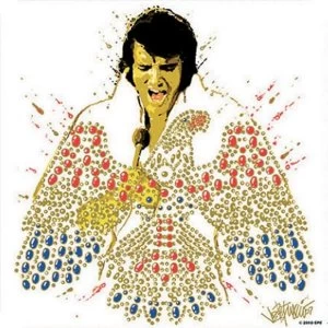 Image of Elvis Presley - American Eagle Single Cork Coaster