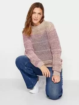 Image of Long Tall Sally Space Dye Jumper, Purple, Size 14-16, Women