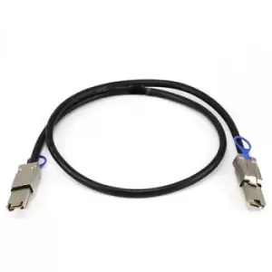 image of QNAP CAB-SAS05M-8088 Serial Attached SCSI (SAS) cable 0.5 m Black