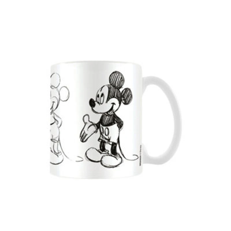 Image of Disney Sketch Process Mickey Mouse Mug White unisex
