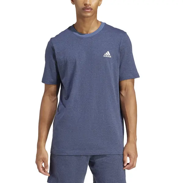Image of Small Embroidered Logo T-Shirt in Cotton with Short Sleeves