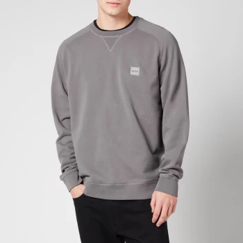 image of Hugo Boss Westart Crewneck Sweatshirt Grey Size M Men