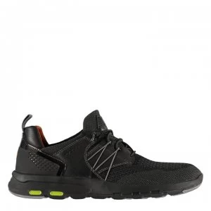 Image of Rockport Lightweight Knit Trainers Mens - Black