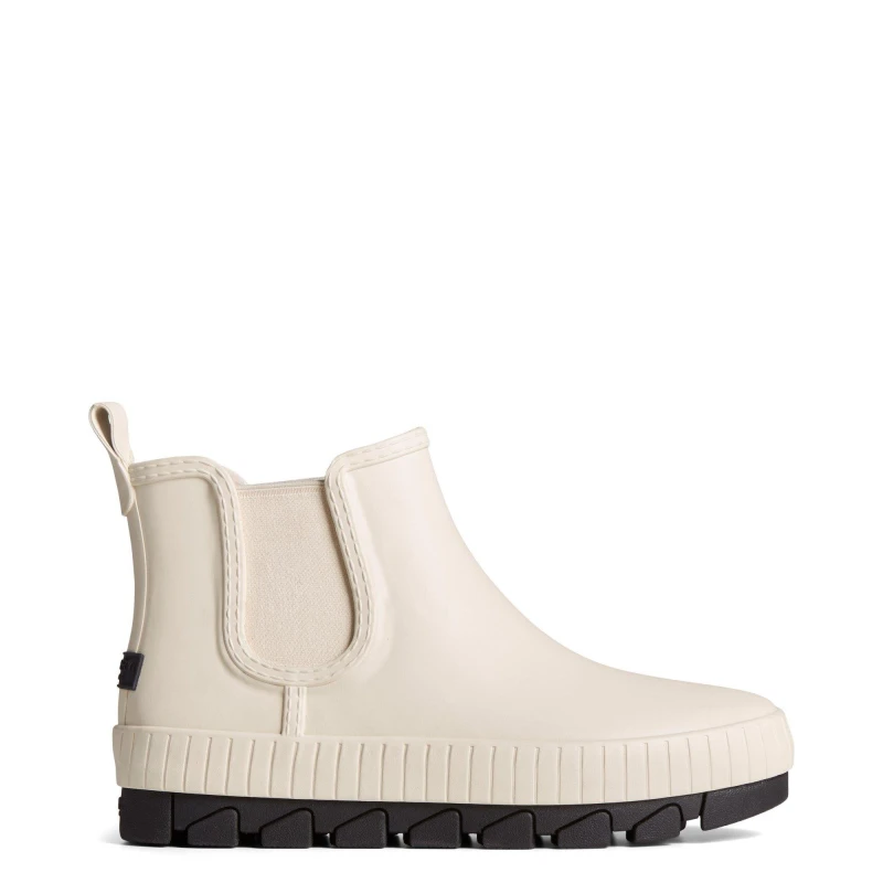 Image of Sperry Womens Torrent Chelsea Short Wellington Boots UK Size 3 (EU 35.5) White SPE048-WHITE-3