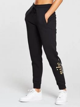 image of Nike Sportswear Rally Metallic Pants Black Size S Women