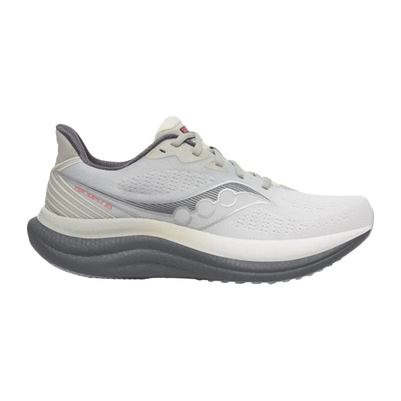 Image of Saucony Triumph 23 Shoes Gray Beige AW25, Size 42 - EUR