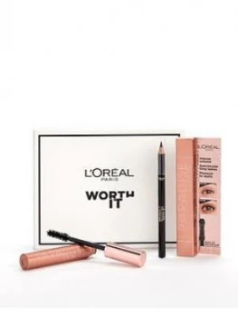 image of LOreal Paris LOreal Paris Paradise Mascara Eye Makeup Kit: Paradise Mascara And Black Khol Eyeliner