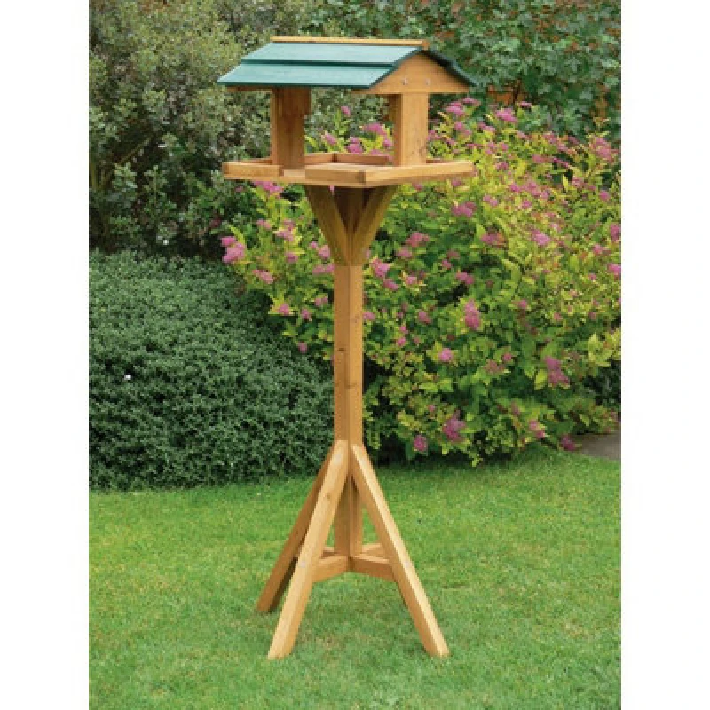 Image of Redwood Wooden Bird Table BB-BH303