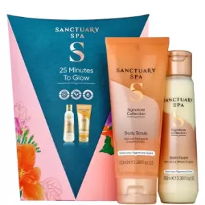 image of Sanctuary Spa 25 Minutes to Glow Gift Set