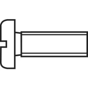 Image of TOOLCRAFT 815870 Allen screws M5 20 mm Slot DIN 84 ISO 1207 Plastic, Polyamide 10 pc(s)