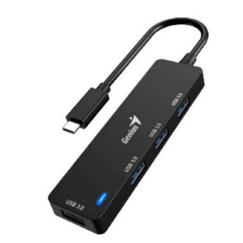 Image of Genius Genius UH-400 USB Type-C 625 Mbps Black 31240002400