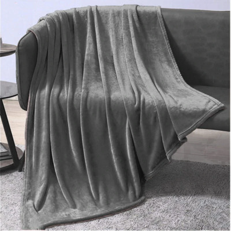 Image of Ezysleep Ezysleep Large Faux Mink Super Soft Throw in Navy Size: 140cm x 200cm Navy 140cm x 200cm Unisex 5034567873659