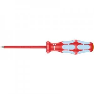 Image of Wera 3160 i VDE Slotted screwdriver Blade width 3mm Blade length 80 mm