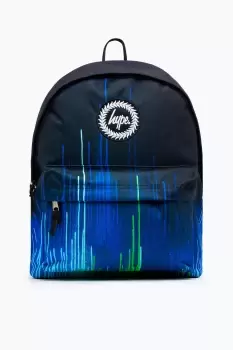 image of HYPE UNISEX BLACK PACIFIC DRIPS CREST BACKPACK