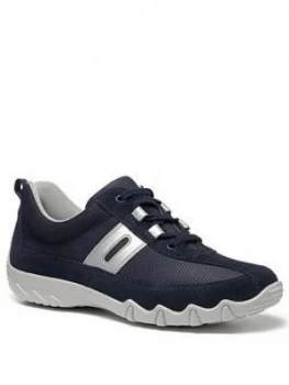 Image of Hotter Leanne Lace Up Trainers - Navy