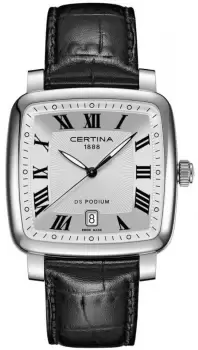 image of Certina Watch DS Podium Square Quartz - Silver