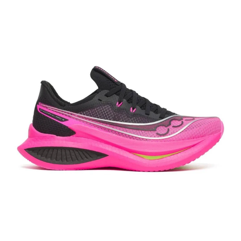Image of Saucony Endorphin Pro 5 Pink Black SS26 Womens Shoes, Size 37,5 - EUR
