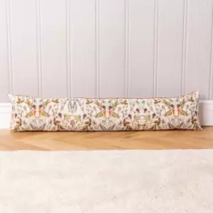 Image of Evans Lichfield Mirrored Robin Sunset Draught Excluder MultiColoured