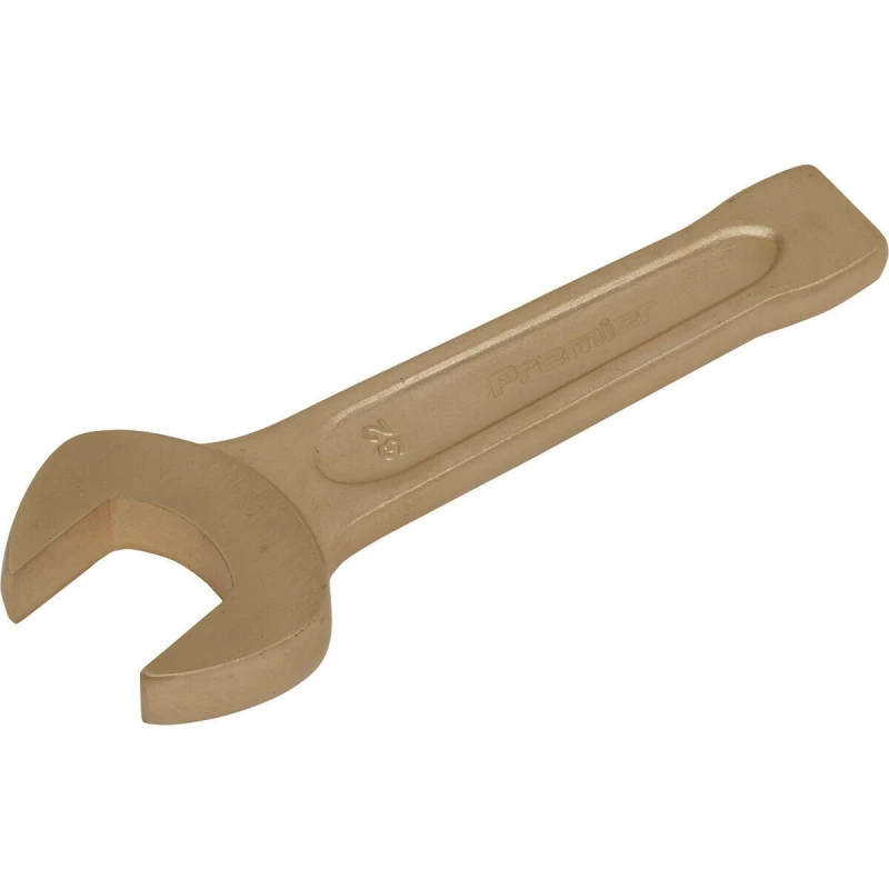 Image of Loops 32mm Open-End Slogging Spanner - Non-Sparking - Short Profile Striking End Multi