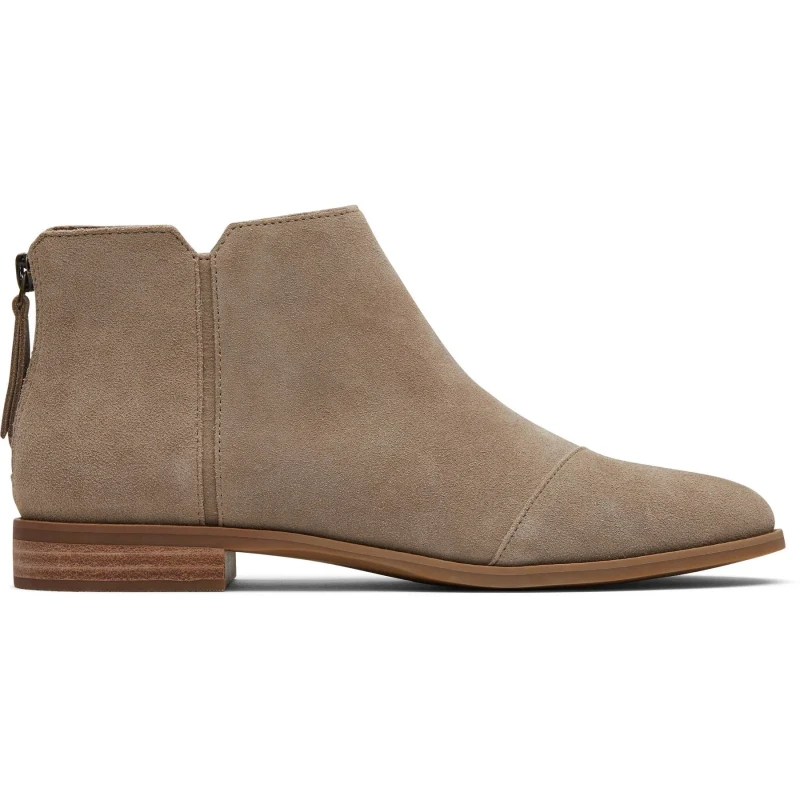 Image of TOMS Womens Rylie Ankle Boot in Taupe Size: 6 Taupe Female 6