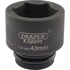 Image of Draper Expert 3/4" Drive Hexagon Impact Socket Metric 3/4" 43mm