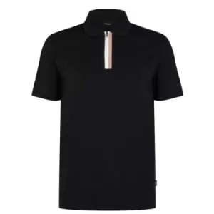 Image of BOSS Paras Regular Fit Polo Shirt - Black