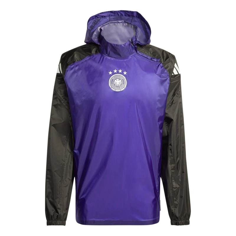 Image of adidas Germany Tiro 24 Pro Rain Top - Purple Purple S