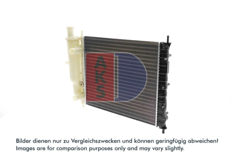 Image of AKS DASIS 080580N Engine radiator Aluminium, Mechanically jointed cooling fins, Manual Transmission Radiator,engine cooling (470)