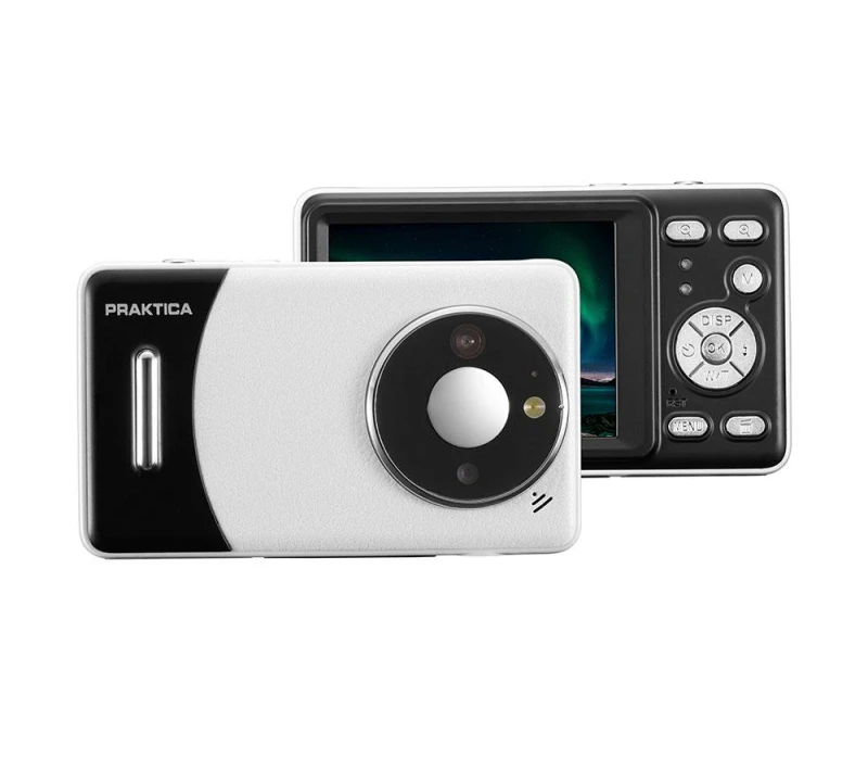 Image of PRAKTICA DZ13 Compact Digital Camera - White & Black,White 5055189044609