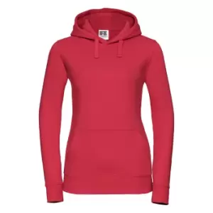 Image of Russell Womens Premium Authentic Hoodie (3-Layer Fabric) (L) (Classic Red)