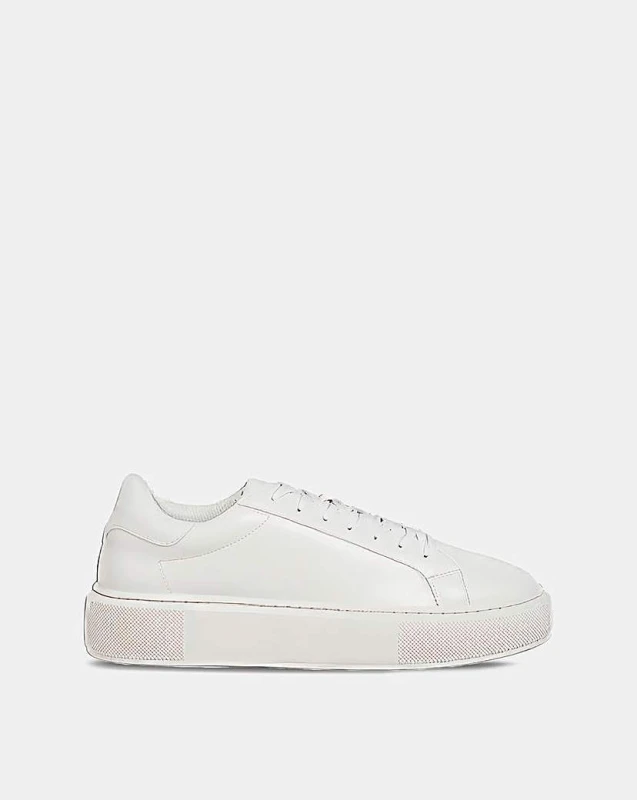 Image of jack & jones Jack & Jones Aspire Cupsole PU Trainer White - JACK & JONES - Size: 11 White Male 11 OQ57405