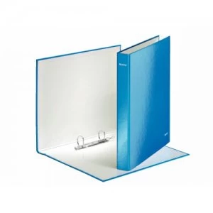 Image of Leitz WOW Ringbinder A4 2DR 25mm Blue 10pk 42410036
