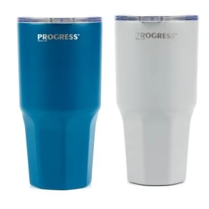 image of Progress Thermal Insulated Travel Tumbler with Lid - Set of 2