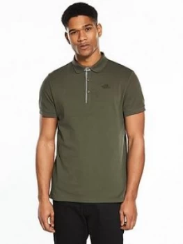 image of The North Face Premium Piquet Polo Khaki Size M Men