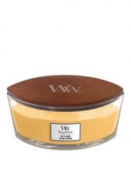 Image of Woodwick Ellipse Candle ; Oat Flower