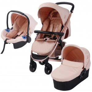 image of My Babiie Billie Faiers MB200 Travel System - R Gold & Blush