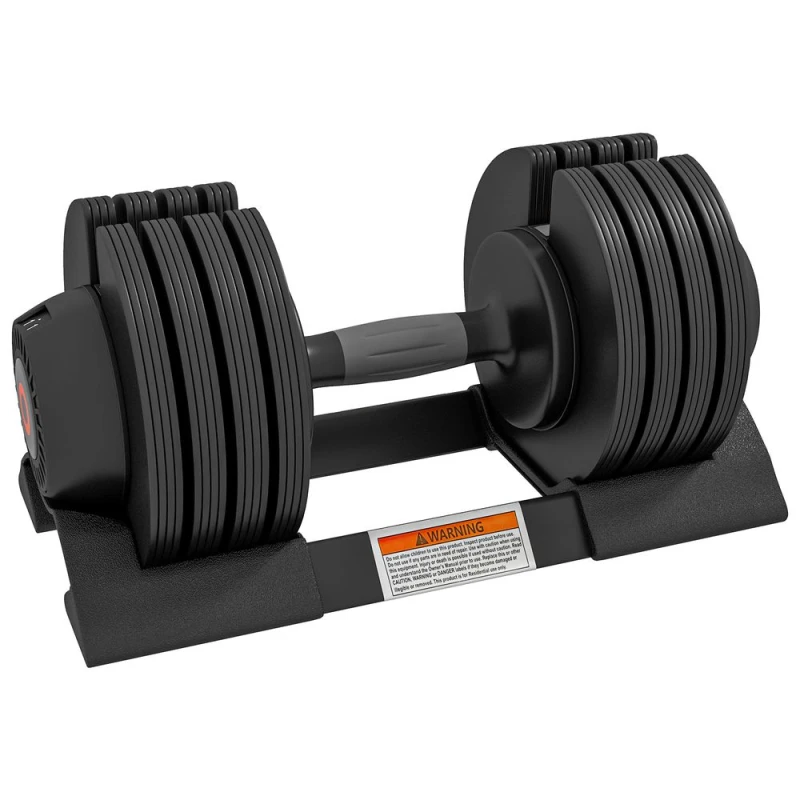 Image of Sportnow 4-in-1 Adjustable Dumbbells Weights Set, 6Kg 11Kg 16Kg 20Kg, Black A91-335V01BK